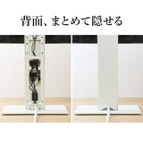 【LINE登録で15%OFF】WALL INTERIOR TVSTAND V2キャスターハイタイプ対応スライド式バックパネル - KURASHI NO KATACHI