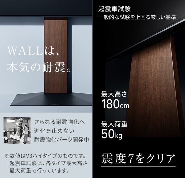 【LINE登録で15%OFF】WALL INTERIOR TVSTAND V3 HIGH TYPE - KURASHI NO KATACHI