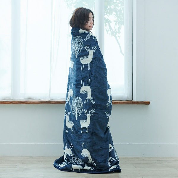 着る電気毛布 curun クルン 140cm×140cm グレー電気毛布